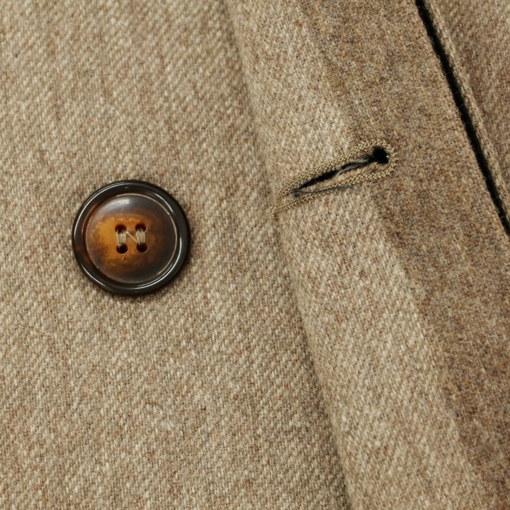 【中古】ステファンシュナイダー STEPHAN SCHNEIDER ウール ダブルブレストコート ダークベージュ【 4 】【 状態ランクC 】【 メンズ 】