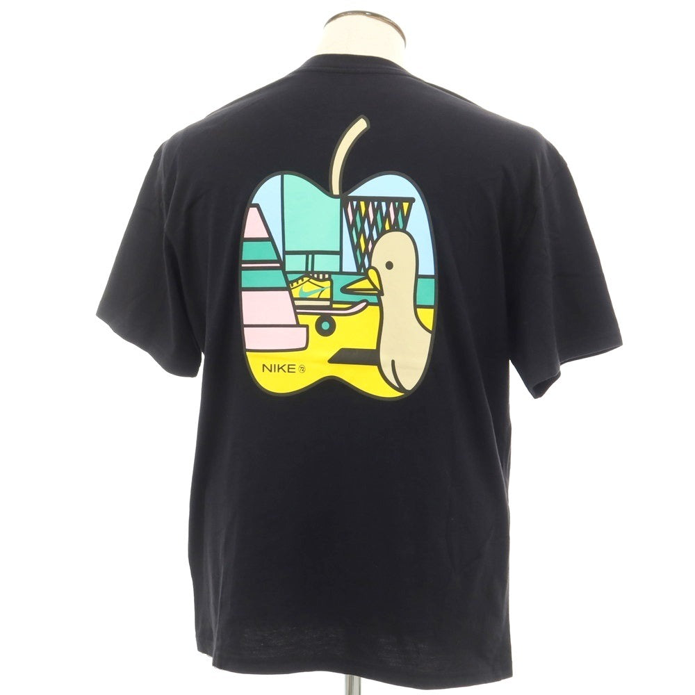 【中古】ナイキ NIKE コットン クルーネック 半袖Tシャツ ブラック【サイズXXL】【BLK】【S/S】【状態ランクB】【メンズ】【759185】