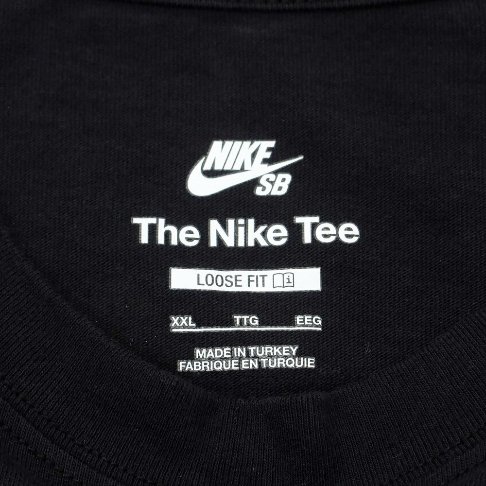 【中古】ナイキ NIKE コットン クルーネック 半袖Tシャツ ブラック【サイズXXL】【BLK】【S/S】【状態ランクB】【メンズ】【759185】