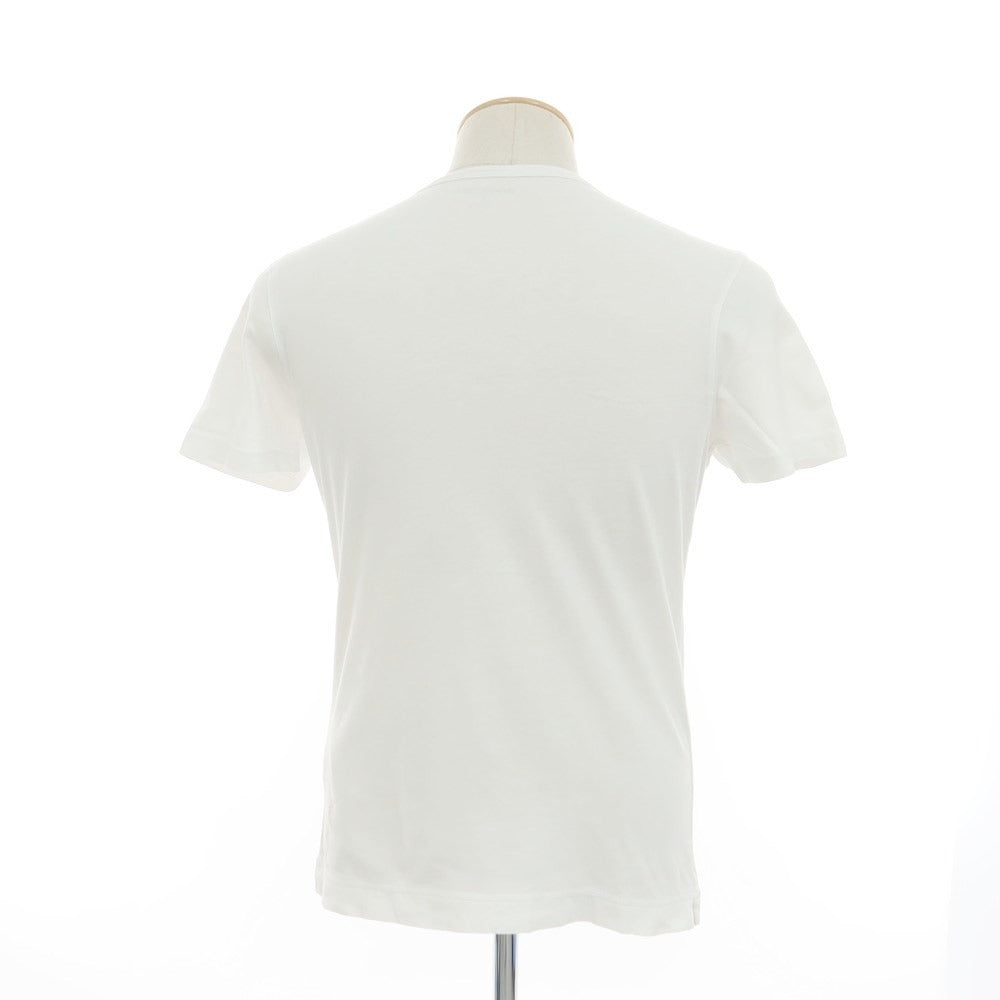 【中古】スリードッツ three dots コットン クルーネック 半袖Tシャツ ホワイト【サイズS】【WHT】【S/S】【状態ランクC】【メンズ】【759184】