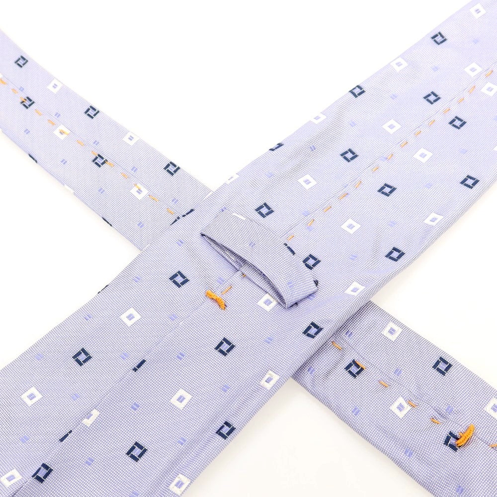 【中古】チェーザレ アットリーニ Cesare Attolini シルク 小紋柄ネクタイ ラベンダー【 状態ランクC 】【 メンズ 】