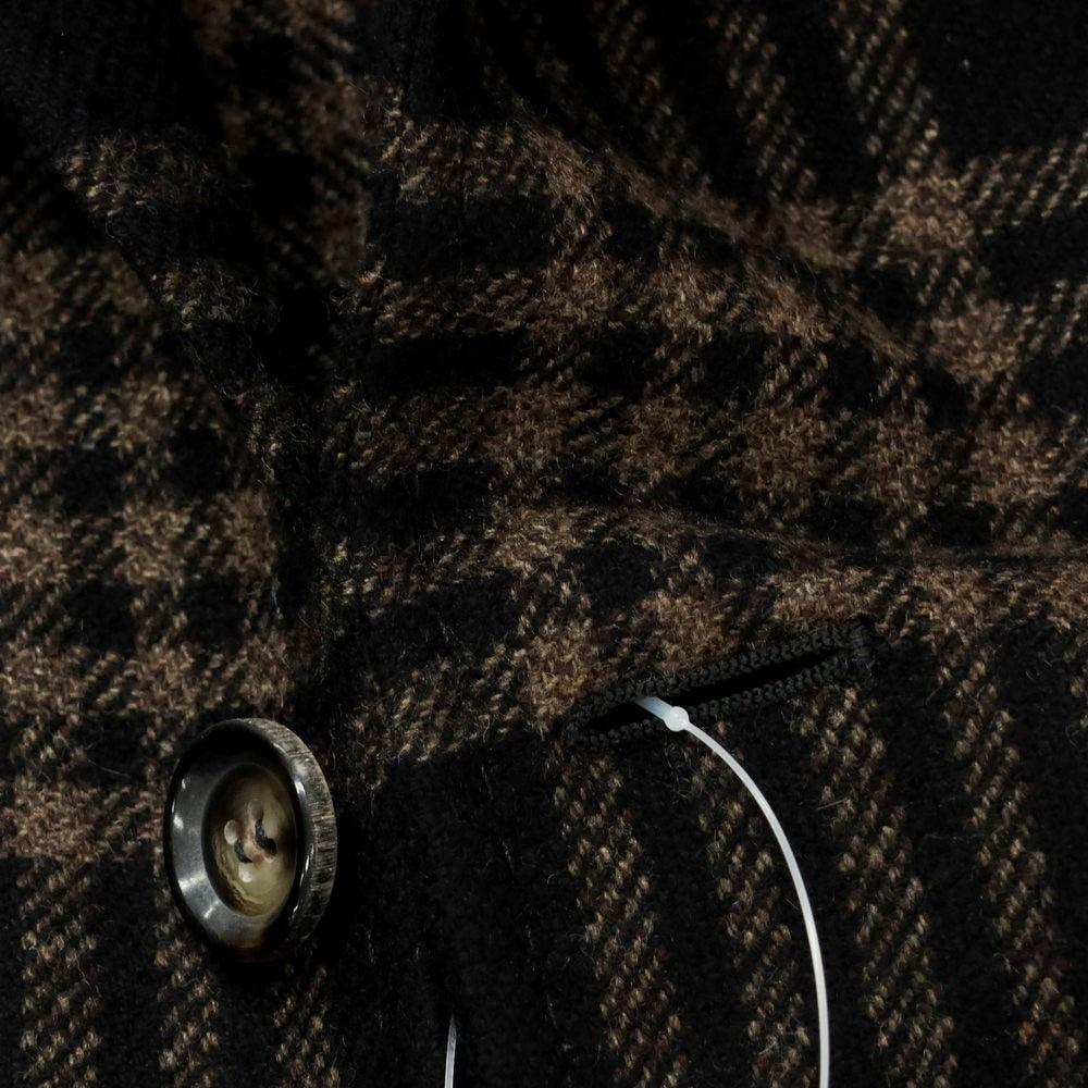 【新品アウトレット】スティレ ラティーノ STILE LATINO カシミヤ系 チェック 1B カジュアルジャケット ブラックxベージュ【 46 Drop8 】【 状態ランクN- 】【 メンズ 】