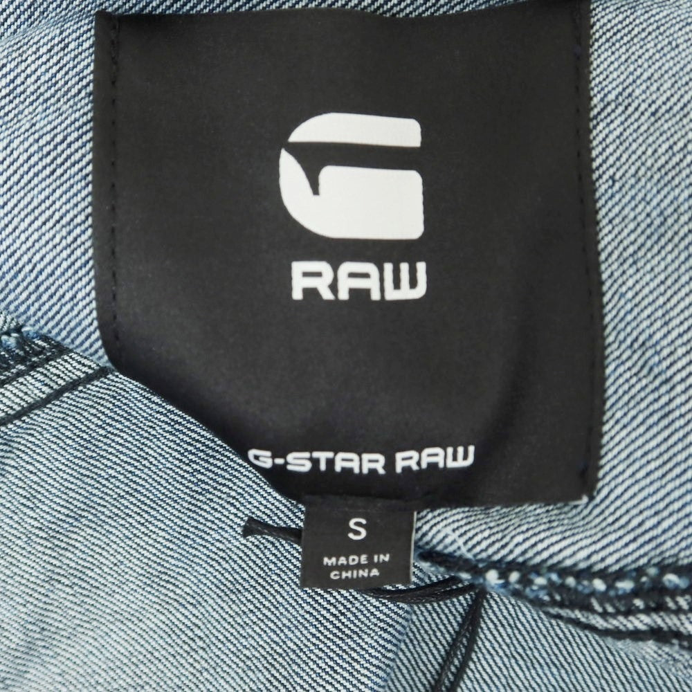 【中古】ジースターロウ G-STAR RAW ストレッチ デニムジャケット ネイビー【 S 】【 状態ランクA 】【 メンズ 】