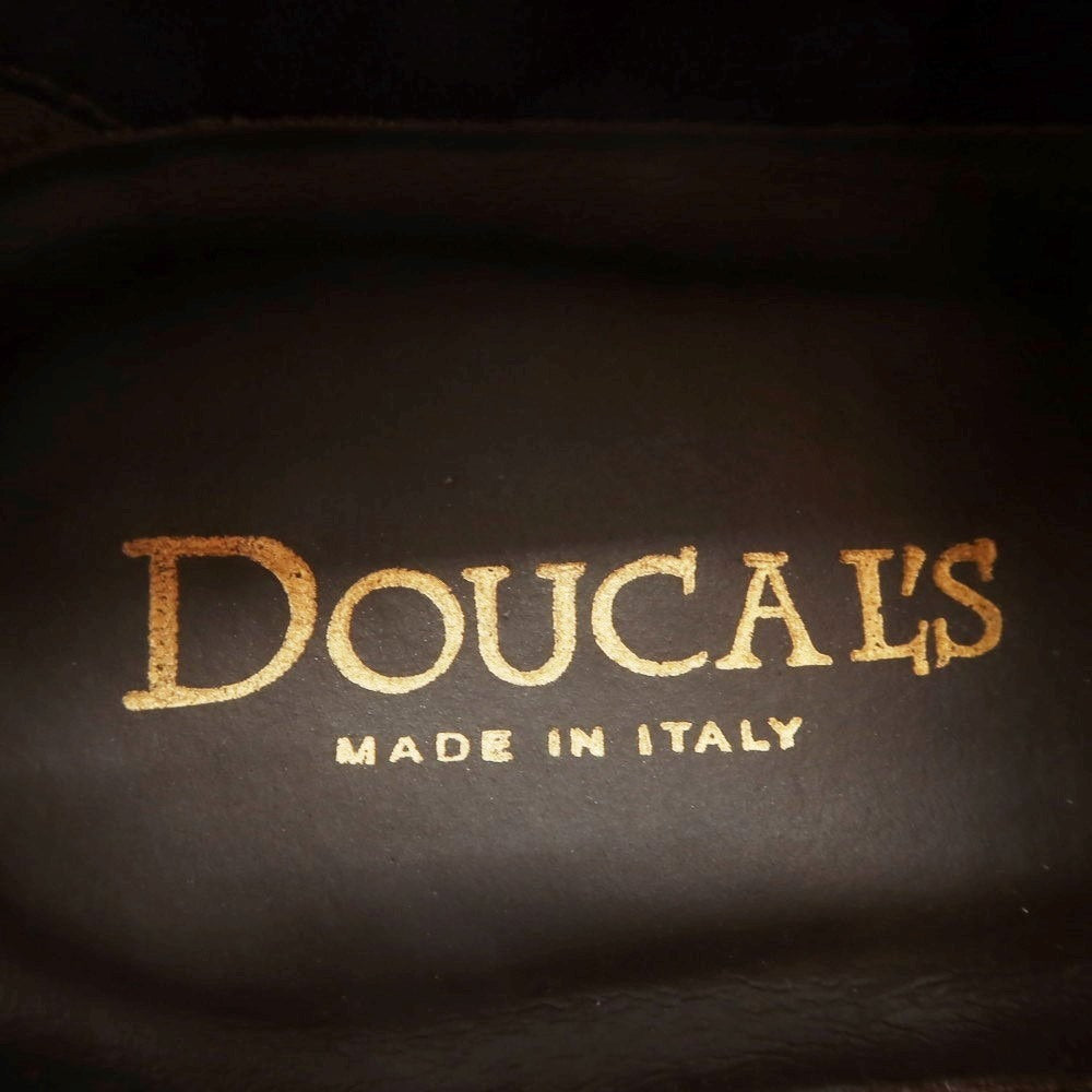 【中古】デュカルス DOUCALS スエード ウイングチップ ドレスシューズ グレーブラウン【 39 】【 状態ランクB 】【 メンズ 】