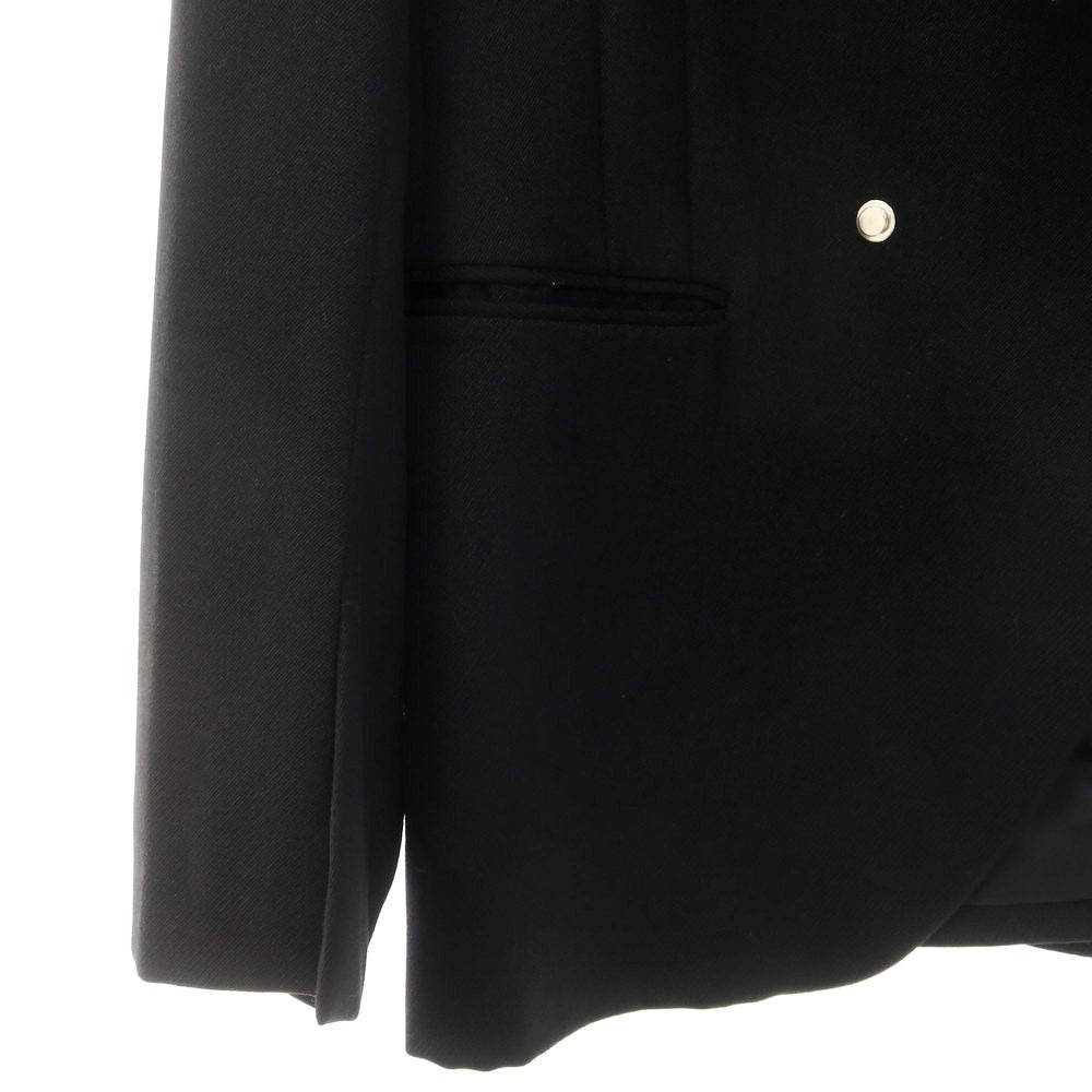 【中古】ナマチェコ NAMACHEKO ウール ダブル カジュアルジャケット ブラック【 M 】【 状態ランクA 】【 メンズ 】