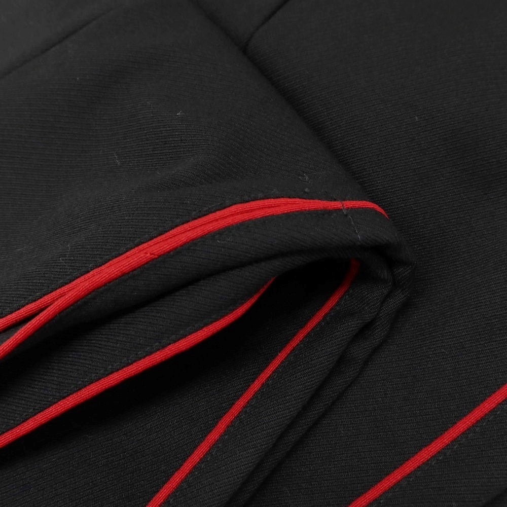 【中古】ナマチェコ NAMACHEKO ウール カジュアルスラックスパンツ ブラック【サイズS(紙タグ参照)】【BLK】【A/W】【状態ランクC】【メンズ】