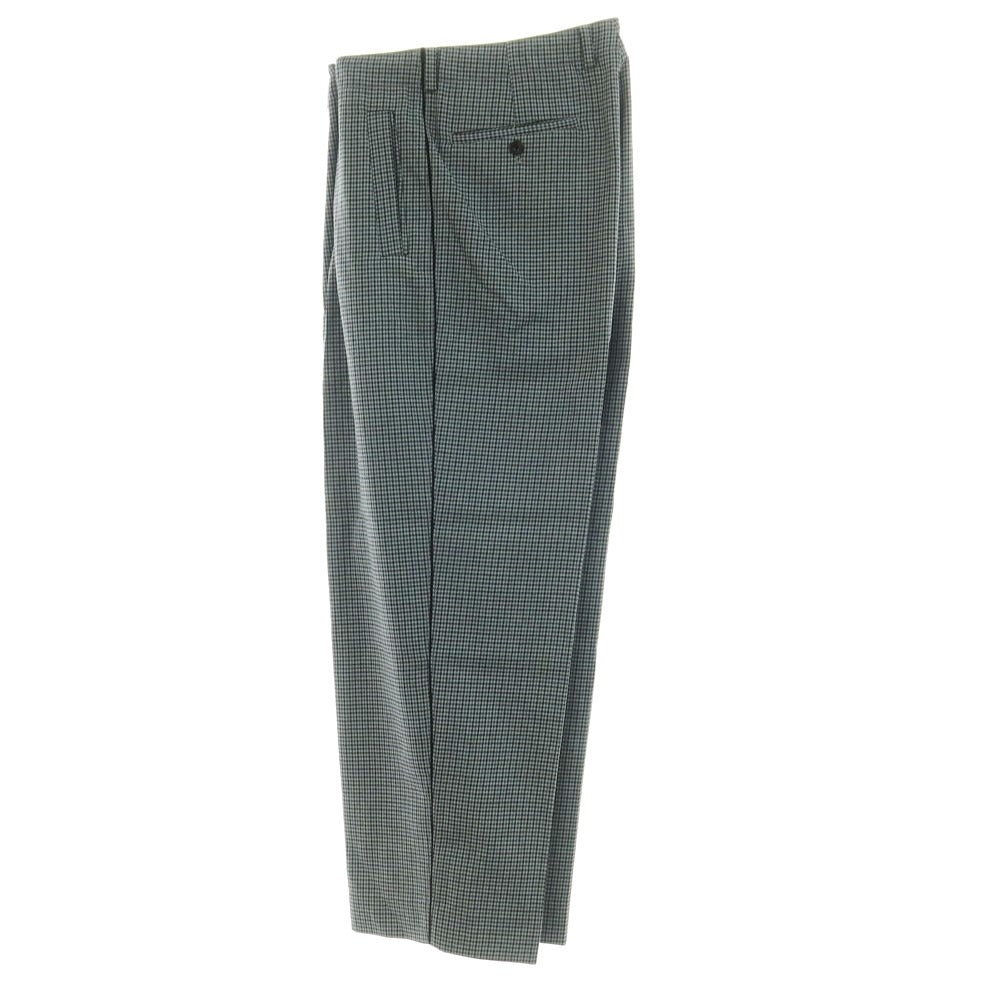 【中古】ヨーク YOAK ウール チェック チェック カジュアルスラックスパンツ ライトグレーxブラック【 M 】【 状態ランクB 】【 メンズ 】