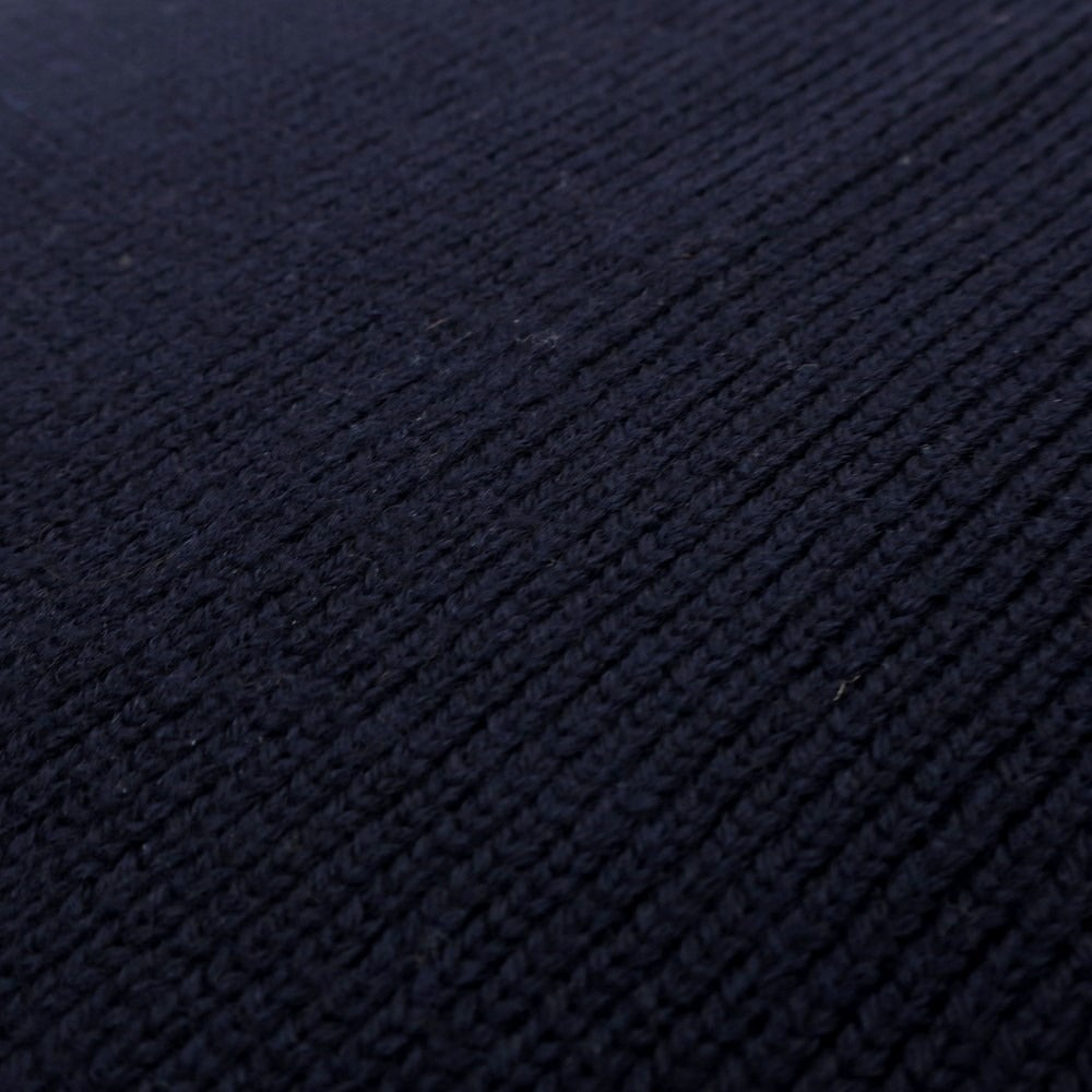 【中古】モンクレール MONCLER ミドルゲージウール ニットマフラー ネイビー【 状態ランクB 】【 メンズ 】