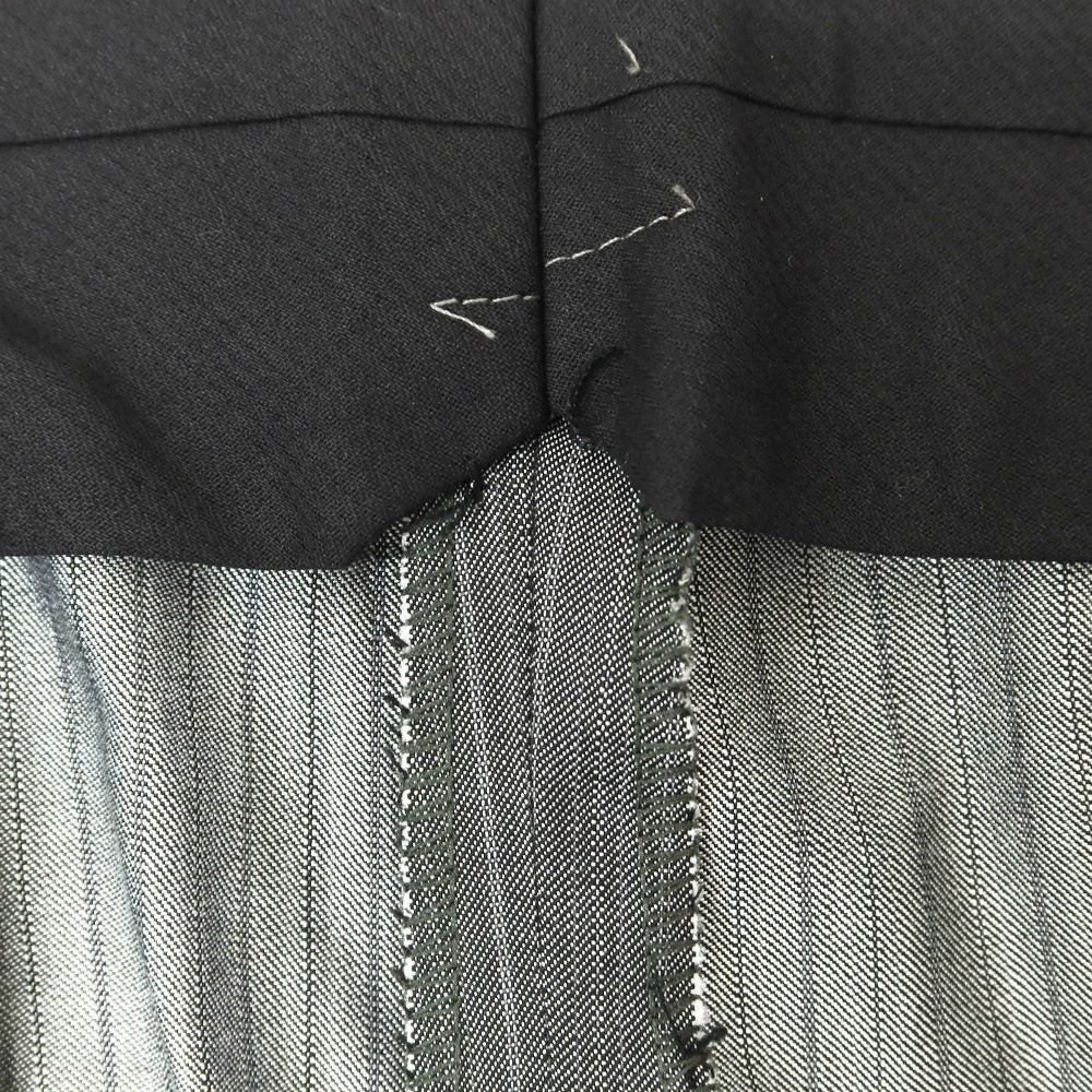 【中古】コルネリアーニ CORNELIANI ウールシルク ストライプ 3つボタンスーツ グレー【 44 】【 状態ランクB 】【 メンズ 】