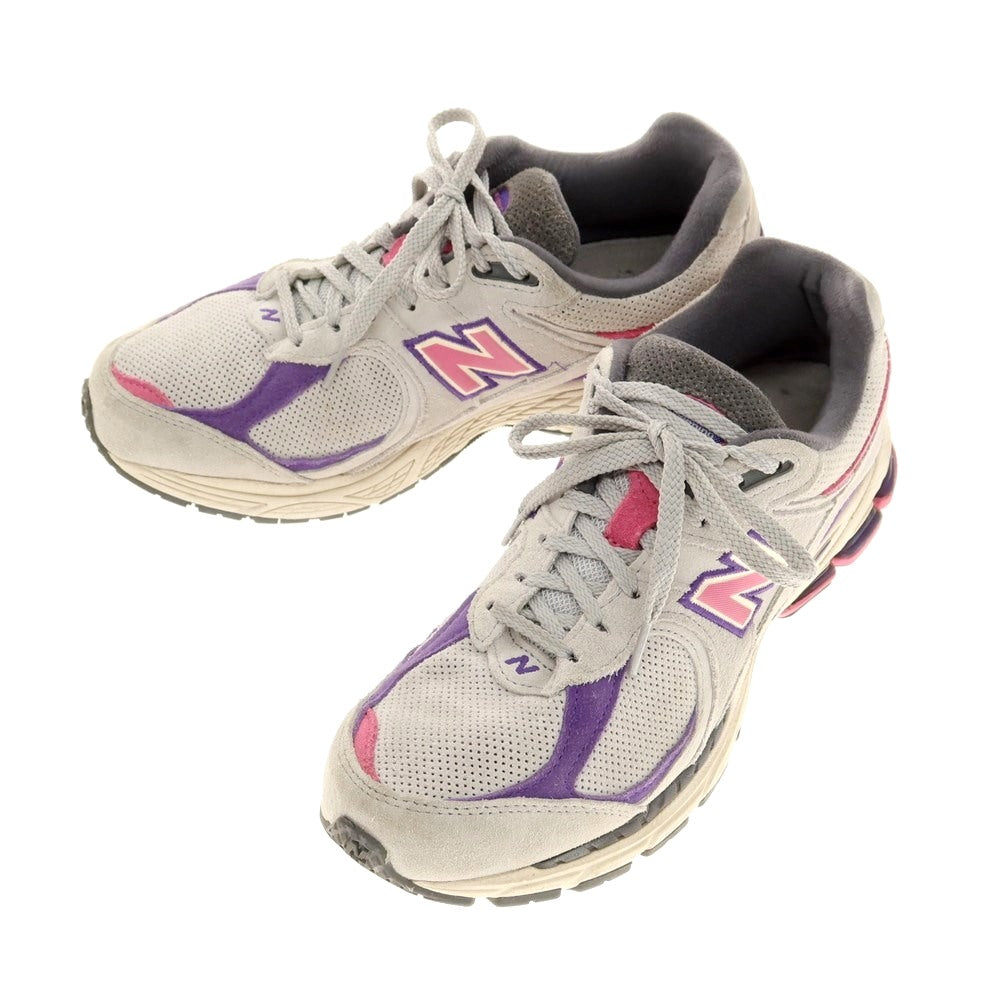 中古】ニューバランス NEW BALANCE M2002RWB スエード スニーカー グレーxパープル【 27.5 】【 状態ランクC 】 –  リタリオリブロ