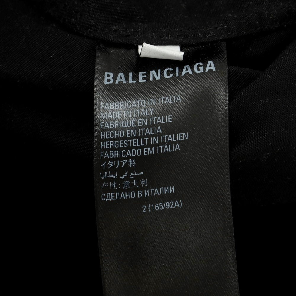 【中古】バレンシアガ BALENCIAGA UNISEX PATCHED CARGO SHIRT コットン カーゴ シャツブルゾン ブラック【 2 】【 状態ランクC 】【 メンズ 】