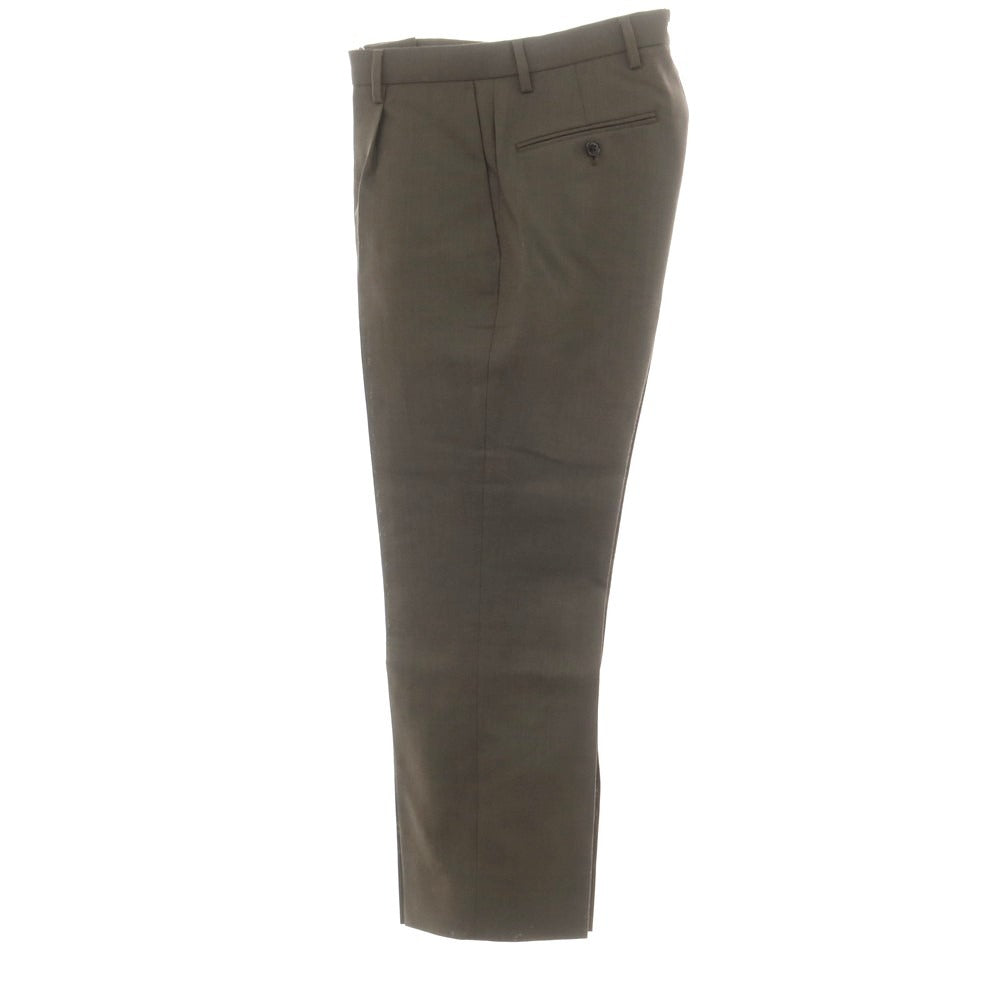 【中古】ユナイテッドアローズ アンド サンズ UNITED ARROWS & SONS ウール カジュアルスラックスパンツ オリーブ【 S 】【 状態ランクB 】【 メンズ 】