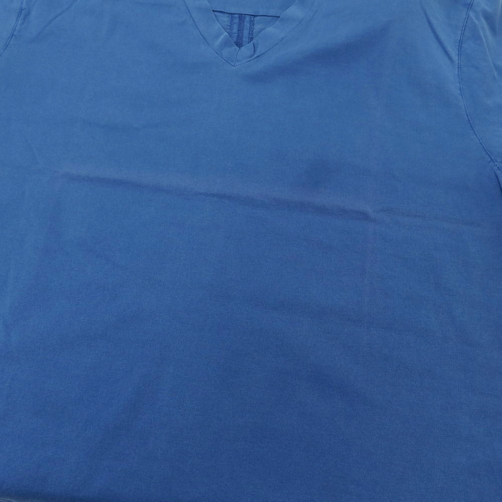 【中古】ダニエレ フィエゾーリ DANIELE FIESOLI コットン Vネック 半袖Tシャツ ブルー【 L 】【 状態ランクA 】【 メンズ 】