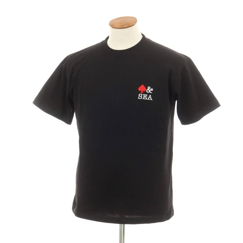 【中古】ウィンダンシー WIND AND SEA 2024年春夏 半袖Tシャツ ブラック【 M 】【 状態ランクB 】【 メンズ 】