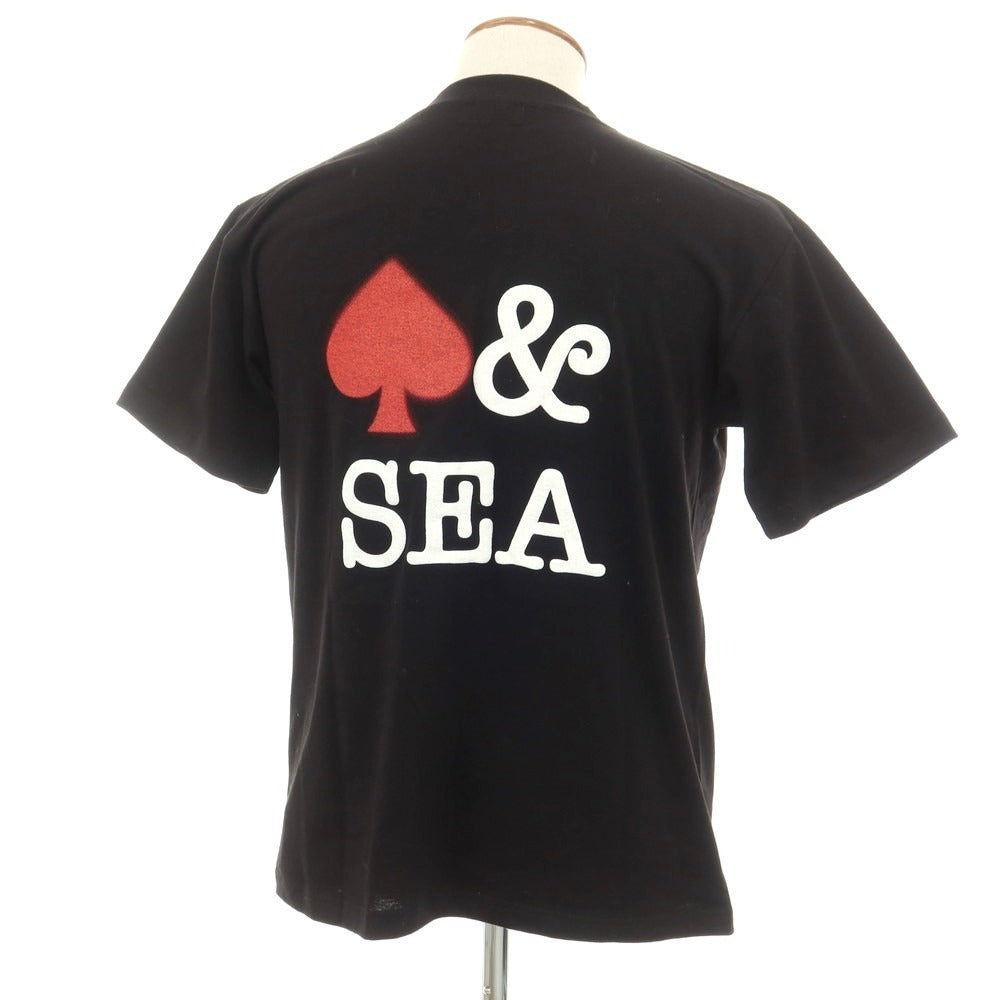 【中古】ウィンダンシー WIND AND SEA 2024年春夏 半袖Tシャツ ブラック【 M 】【 状態ランクB 】【 メンズ 】