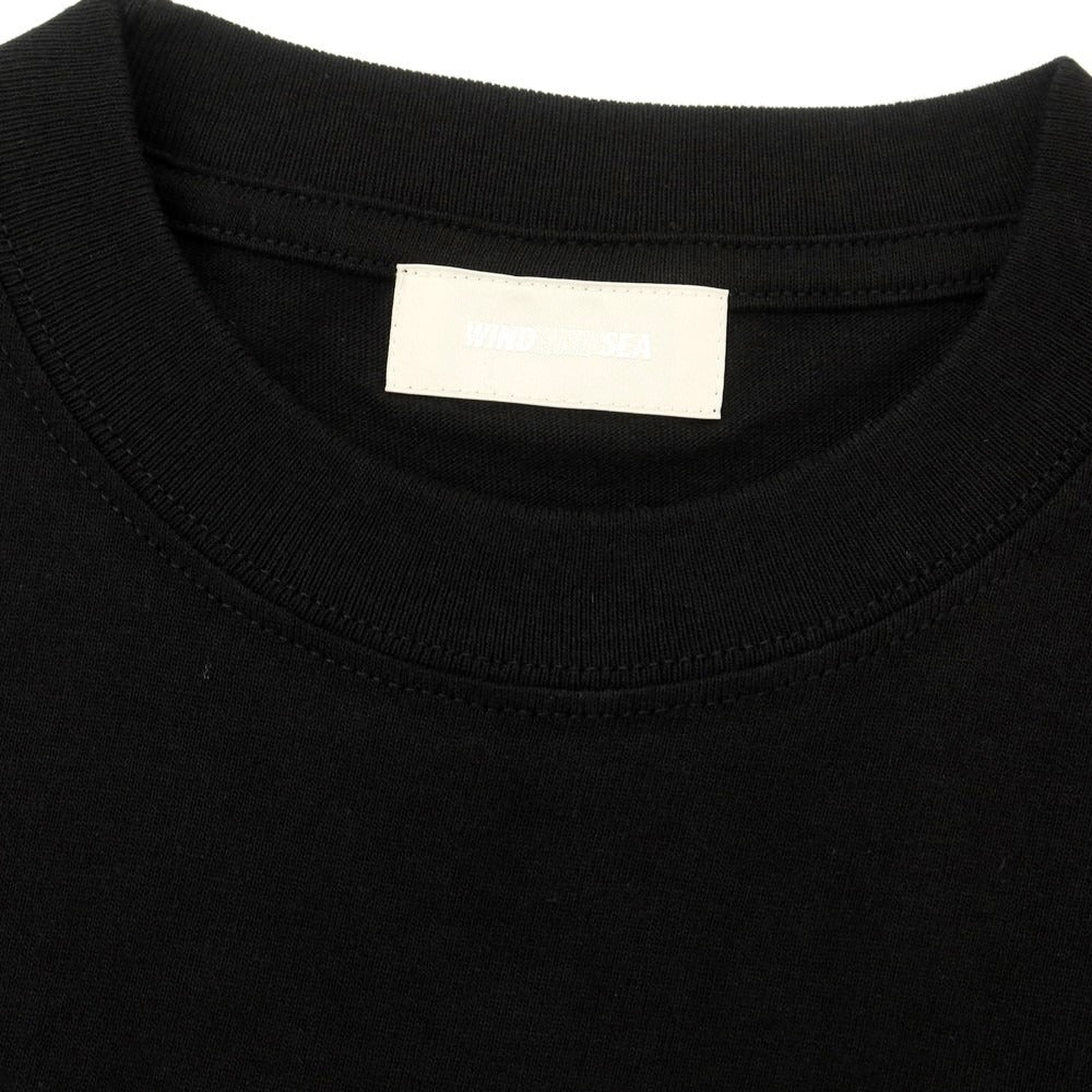 【中古】ウィンダンシー WIND AND SEA 2024年春夏 半袖Tシャツ ブラック【 M 】【 状態ランクB 】【 メンズ 】