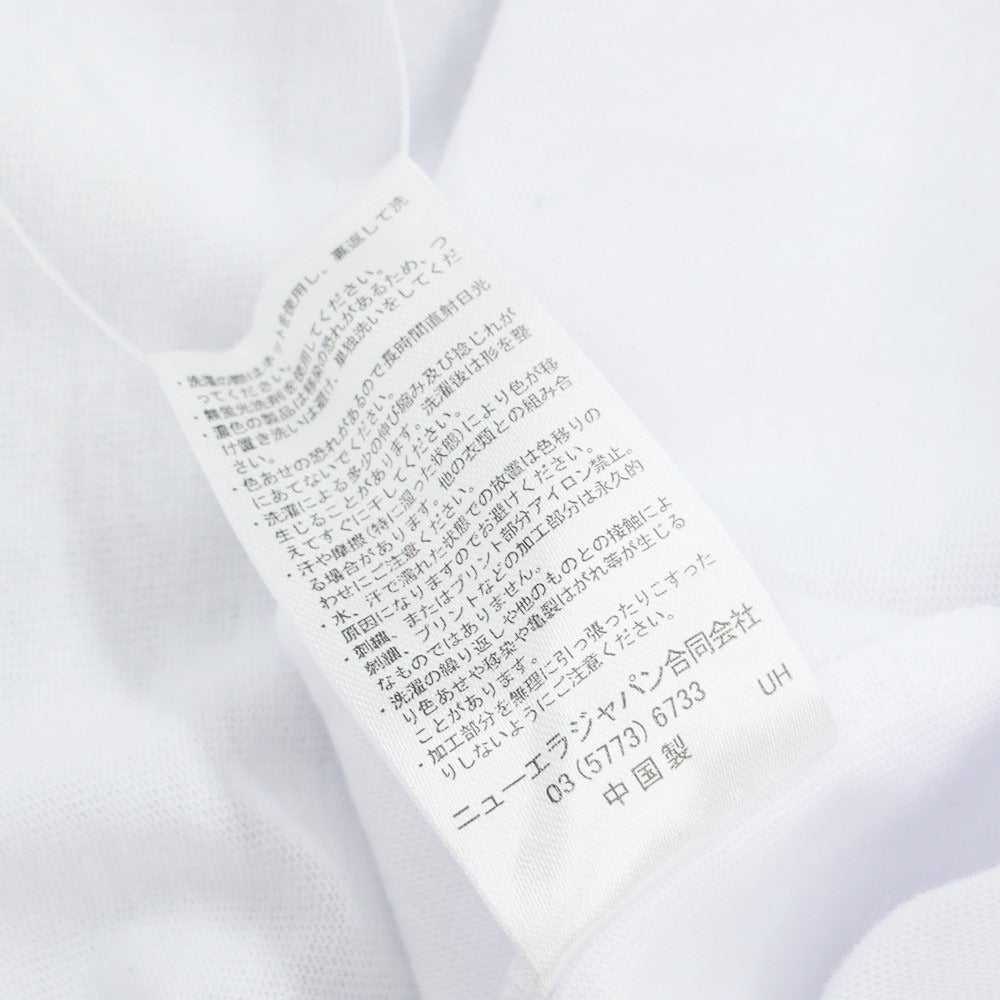 【中古】タカヒロミヤシタザソロイスト TAKAHIRO MIYASHITA The SoloIst. × NEW ERA 2024年秋冬 コットン クルーネック 半袖Tシャツ ホワイト【 XL 】【 状態ランクA 】【 メンズ 】