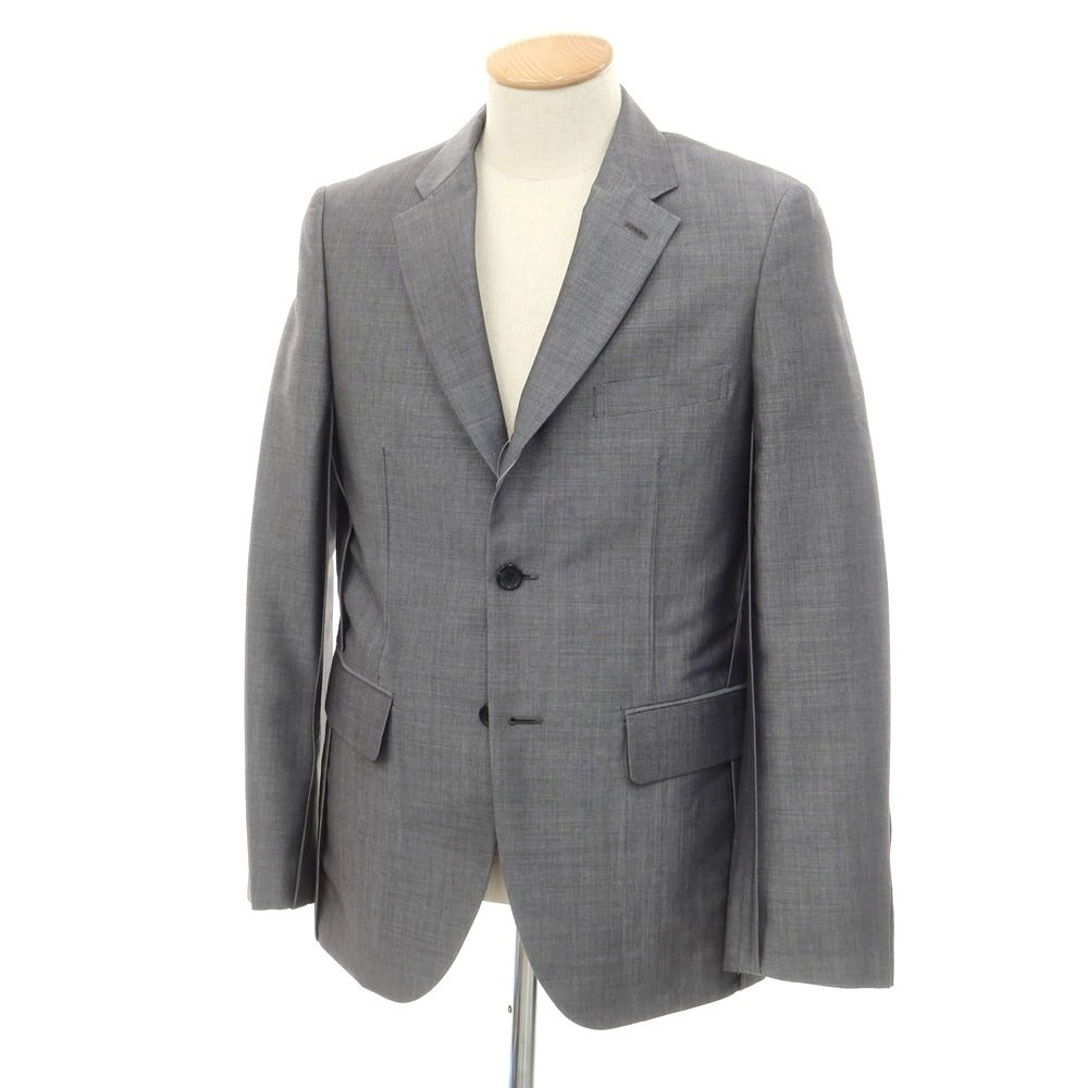 【中古】コムデギャルソン オムドゥ COMME des GARCONS HOMME DEUX 2024年春夏 モヘヤウール テーラードジャケット グレー【 S 】【 状態ランクA 】【 メンズ 】