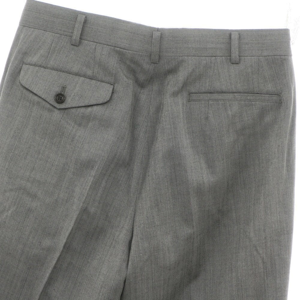 【中古】コムデギャルソン オムドゥ COMME des GARCONS HOMME DEUX 2023年秋冬 ウール カジュアルスラックスパンツ グレー【 M 】【 状態ランクA 】【 メンズ 】