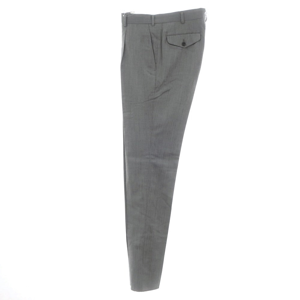 【中古】コムデギャルソン オムドゥ COMME des GARCONS HOMME DEUX 2023年秋冬 ウール カジュアルスラックスパンツ グレー【 M 】【 状態ランクA 】【 メンズ 】