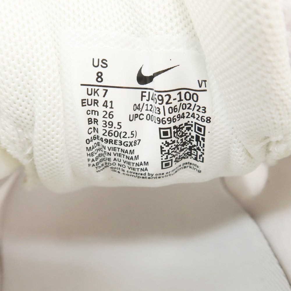 【中古】コムデギャルソンオムプリュス COMME des GARCONS HOMME PLUS × NIKE 2023年秋冬 AIR PEGASUS 2005 SP スニーカー ホワイト【 26cm 】【 状態ランクA 】【 メンズ 】