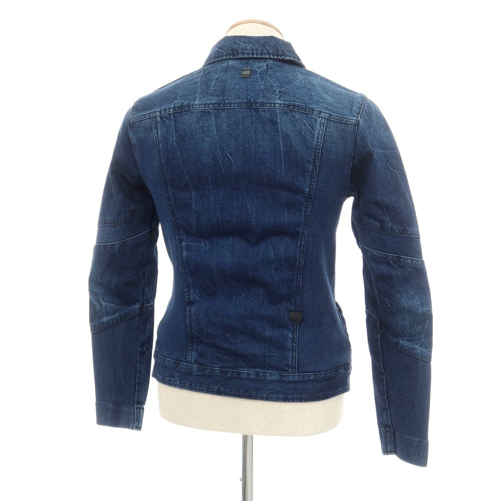 【中古】ジースターロウ G-STAR RAW コットン Gジャン デニムジャケット ネイビー【 S 】【 状態ランクA 】【 メンズ 】