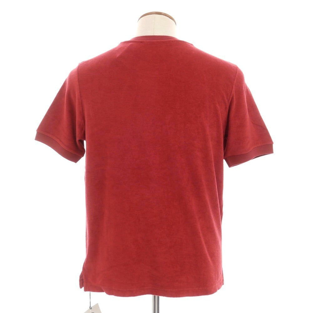 【新品】ザノーネ ZANONE コットン パイル クルーネック 半袖Tシャツ レッド【 46 】【 状態ランクN 】【 メンズ 】