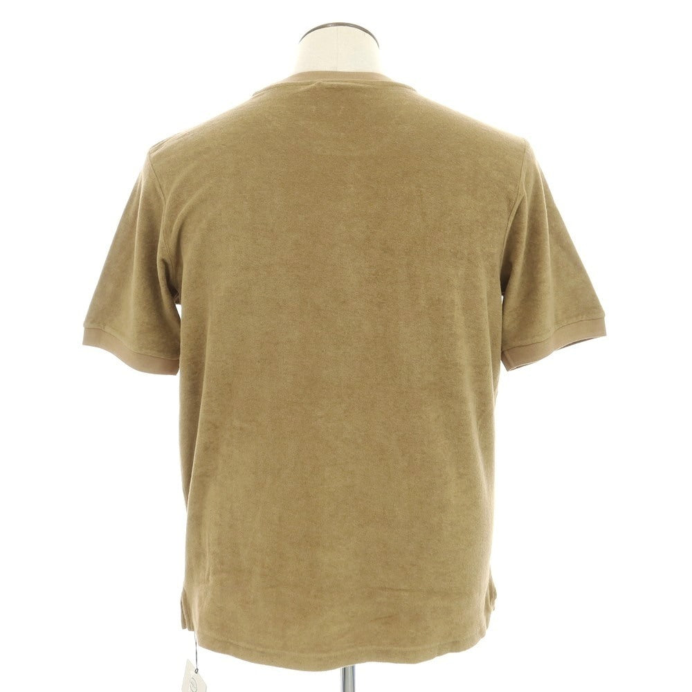 【新品】ザノーネ ZANONE コットン パイル クルーネック 半袖Tシャツ オーカー【 52 】【 状態ランクN 】【 メンズ 】