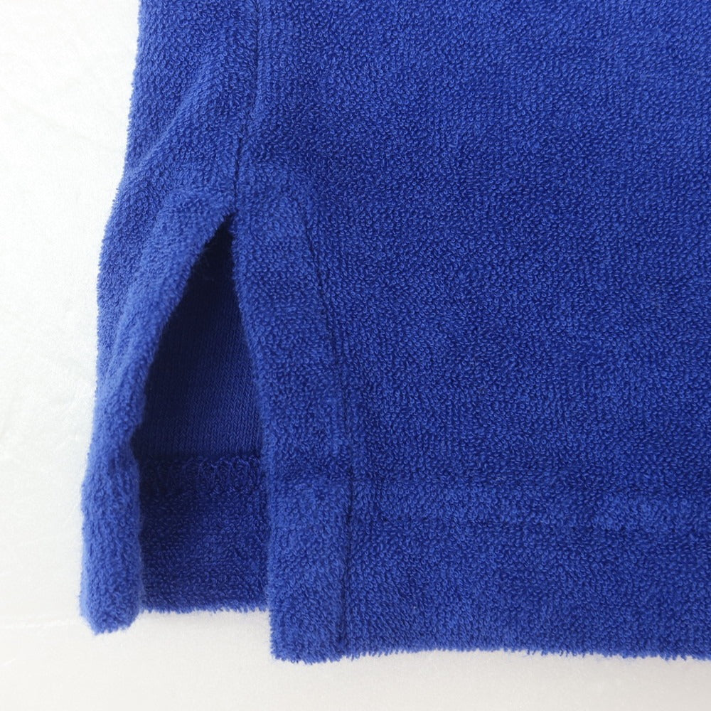 【新品】ザノーネ ZANONE コットン パイル 半袖ポロシャツ ブルー【 46 】【 状態ランクN 】【 メンズ 】