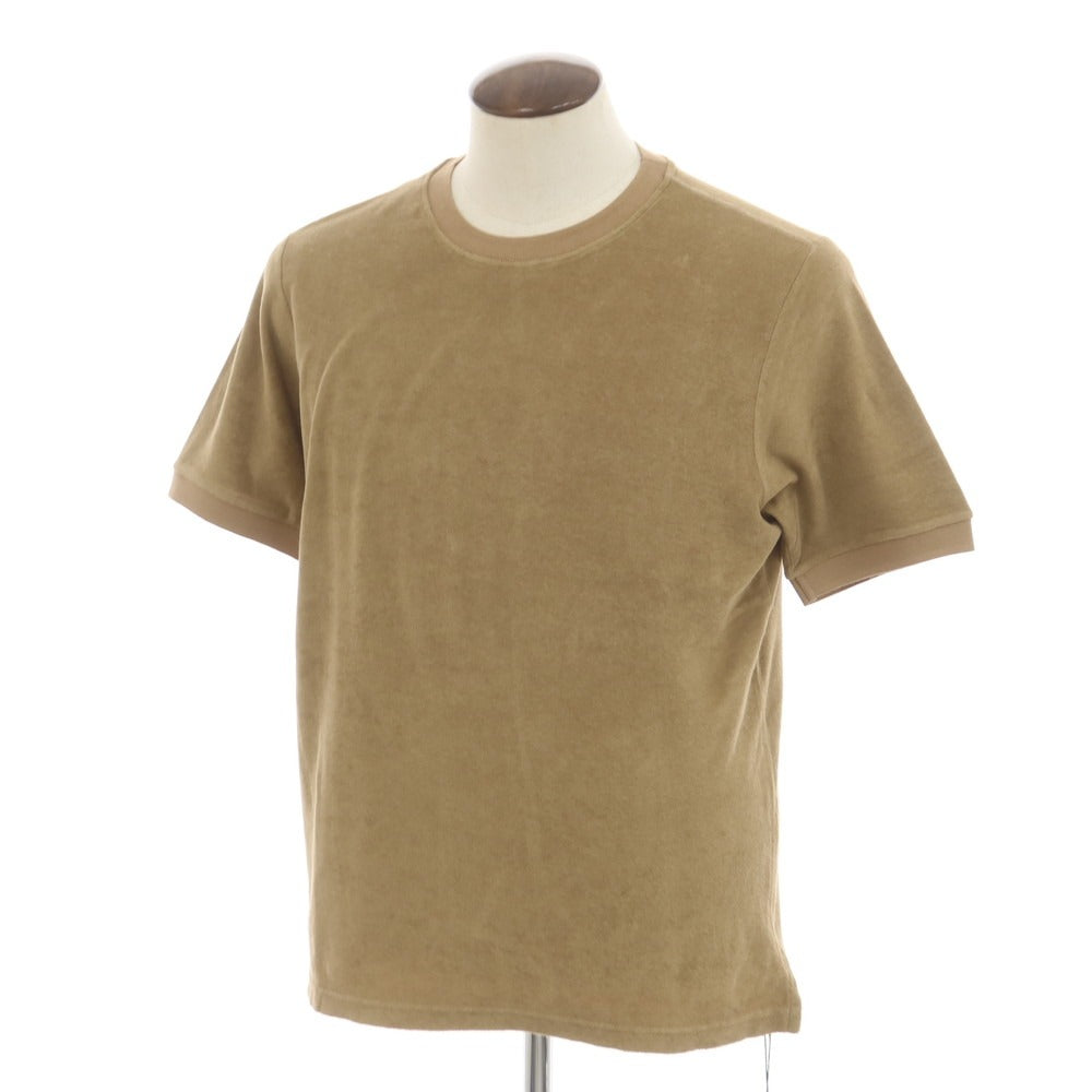 【新品】ザノーネ ZANONE コットン パイル クルーネック 半袖Tシャツ オーカー【 50 】【 状態ランクN 】【 メンズ 】