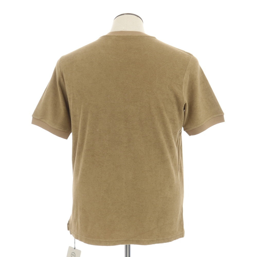 【新品】ザノーネ ZANONE コットン パイル クルーネック 半袖Tシャツ オーカー【 50 】【 状態ランクN 】【 メンズ 】