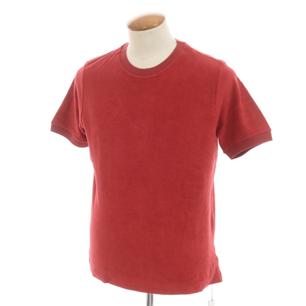 【新品】ザノーネ ZANONE コットン パイル クルーネック 半袖Tシャツ レッド【 46 】【 状態ランクN 】【 メンズ 】