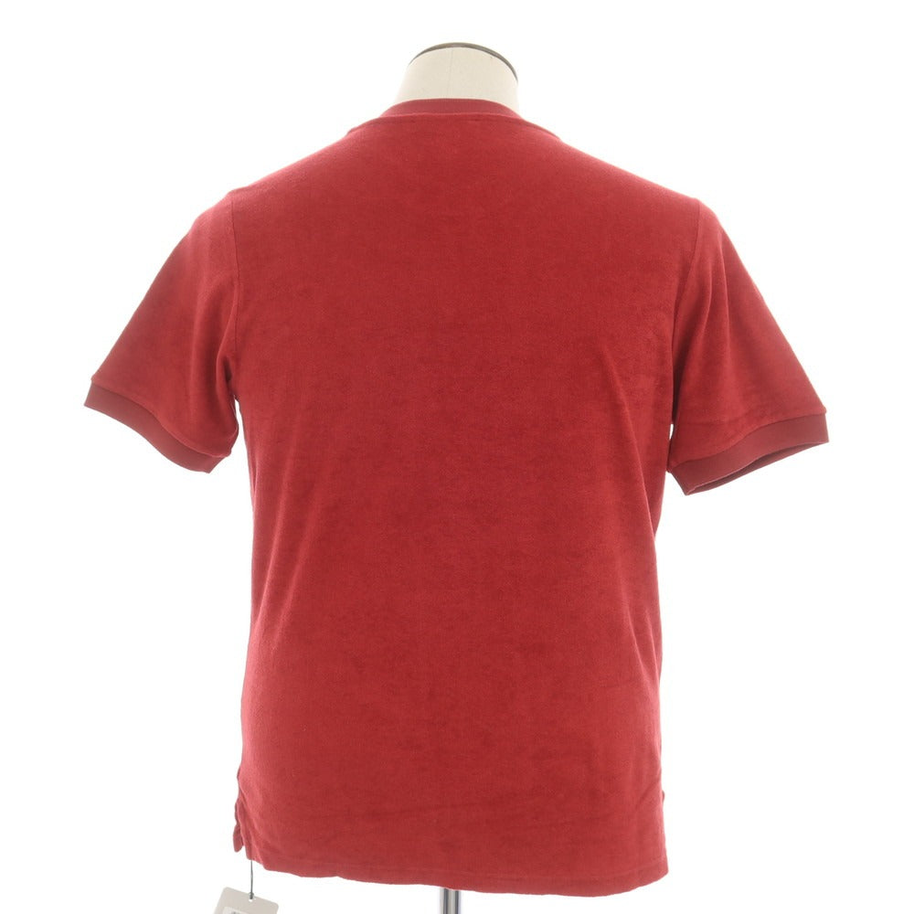 【新品】ザノーネ ZANONE コットン パイル クルーネック 半袖Tシャツ レッド【 48 】【 状態ランクN 】【 メンズ 】