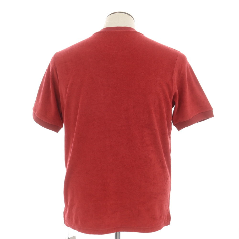【新品】ザノーネ ZANONE コットン パイル クルーネック 半袖Tシャツ レッド【 50 】【 状態ランクN 】【 メンズ 】