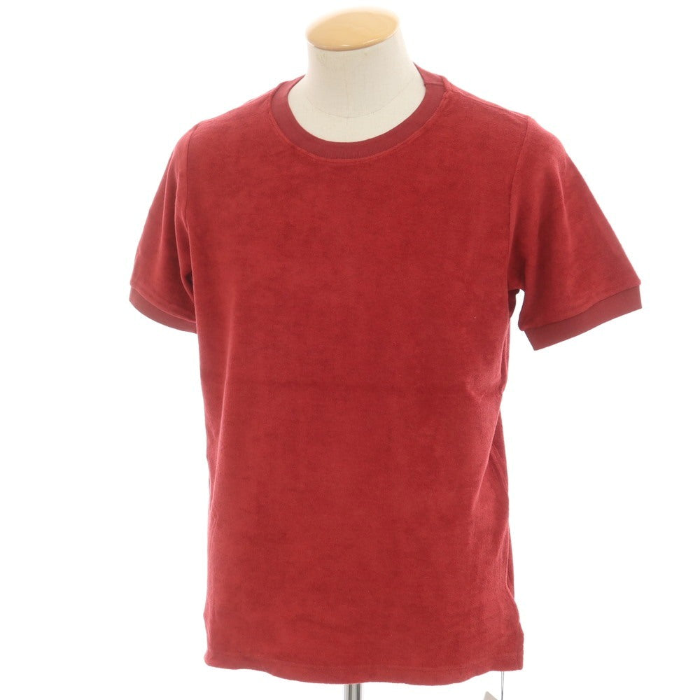 【新品】ザノーネ ZANONE コットン パイル クルーネック 半袖Tシャツ レッド【 44 】【 状態ランクN 】【 メンズ 】