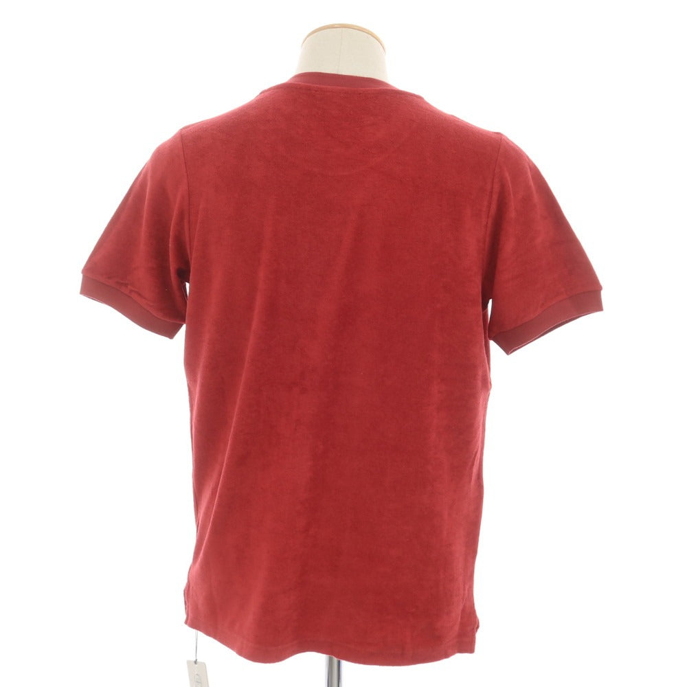 【新品】ザノーネ ZANONE コットン パイル クルーネック 半袖Tシャツ レッド【 44 】【 状態ランクN 】【 メンズ 】