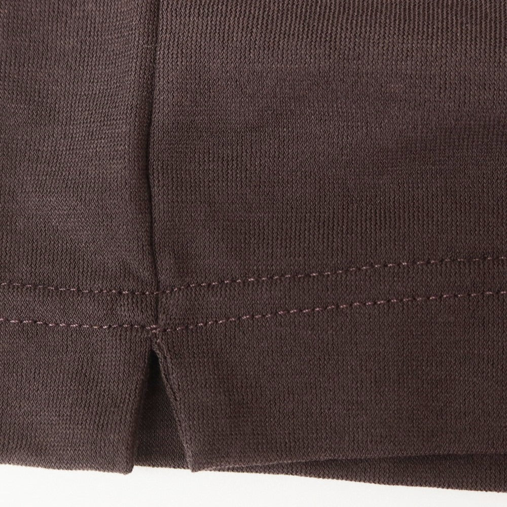 【新品】ザノーネ ZANONE アイスコットン クルーネック 半袖Tシャツ ダークブラウン系【 50 】【 状態ランクN 】【 メンズ 】