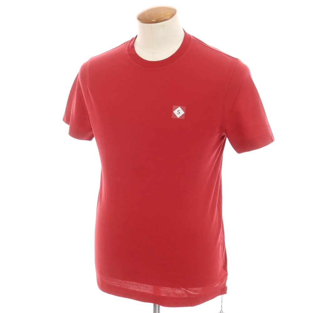 【新品】ザノーネ ZANONE アイスコットン クルーネック 半袖Tシャツ レッド【 46 】【 状態ランクN 】【 メンズ 】