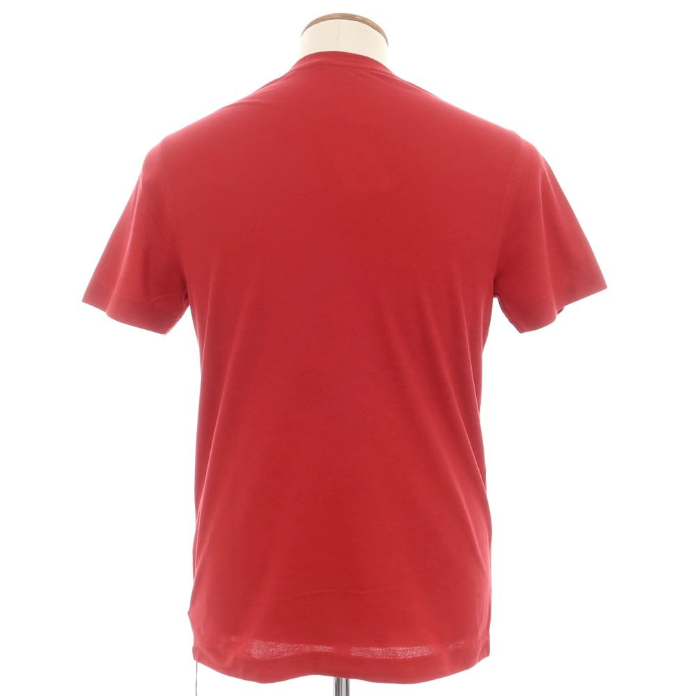 【新品】ザノーネ ZANONE アイスコットン クルーネック 半袖Tシャツ レッド【 46 】【 状態ランクN 】【 メンズ 】