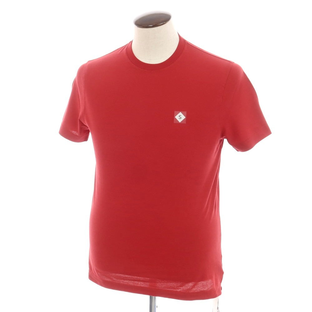 【新品】ザノーネ ZANONE アイスコットン クルーネック 半袖Tシャツ レッド【 48 】【 状態ランクN 】【 メンズ 】