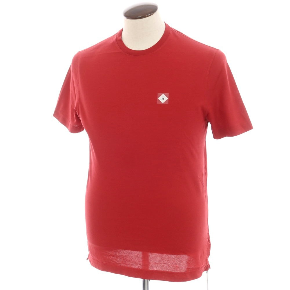 【新品】ザノーネ ZANONE アイスコットン クルーネック 半袖Tシャツ レッド【 50 】【 状態ランクN 】【 メンズ 】