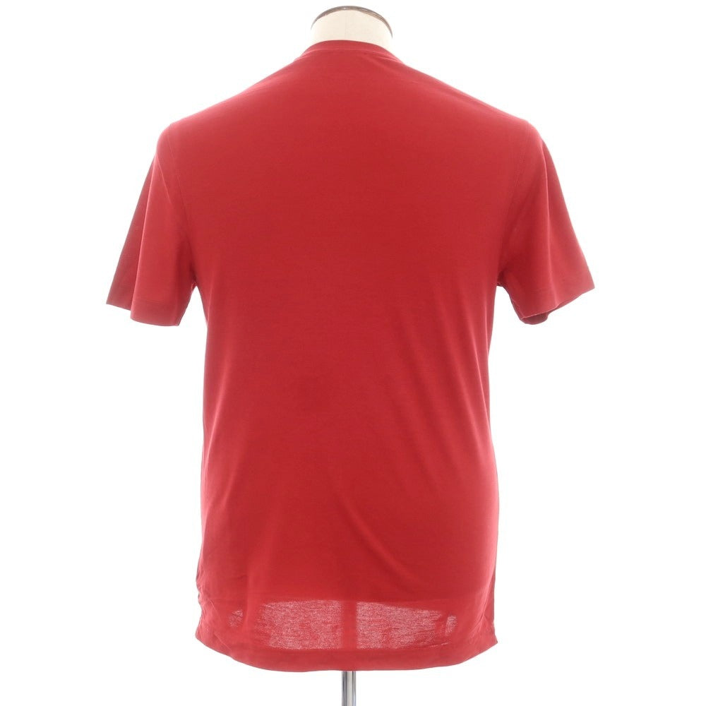【新品】ザノーネ ZANONE アイスコットン クルーネック 半袖Tシャツ レッド【 50 】【 状態ランクN 】【 メンズ 】