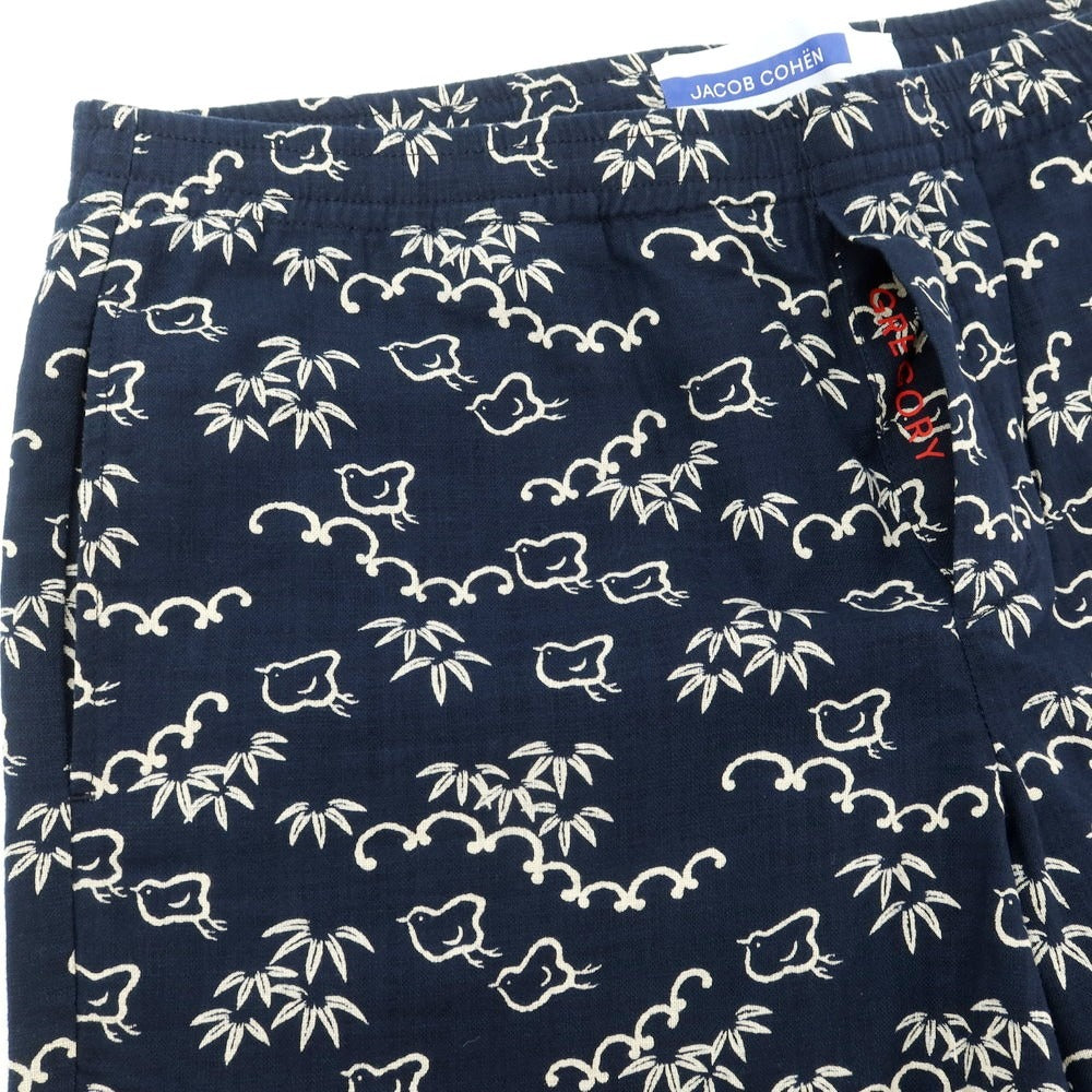 【新品】ヤコブコーエン JACOB COHEN GREGORY コットン ショートパンツ ネイビー【 XXL 】【 状態ランクN 】【 メンズ 】