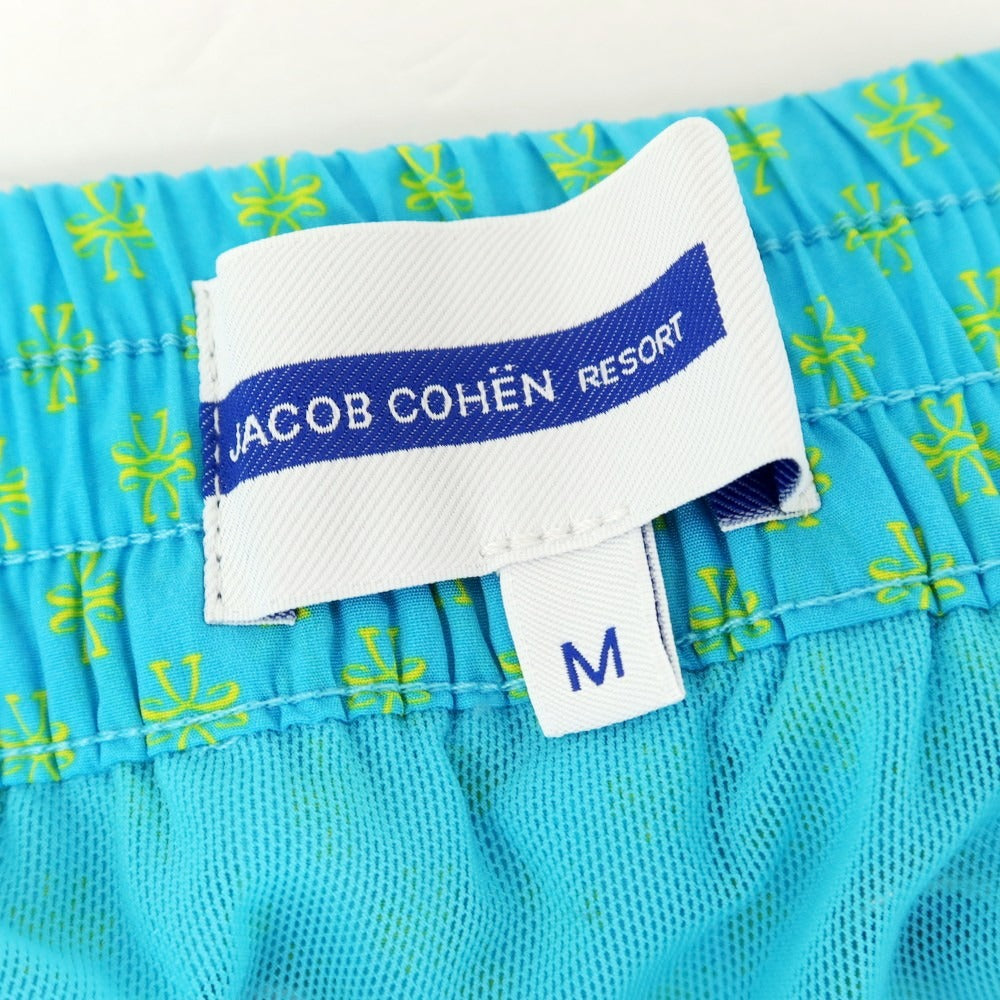 【新品】ヤコブコーエン JACOB COHEN スイムウェア 水着 ライトブルーxイエロー【 M 】【 状態ランクN 】【 メンズ 】