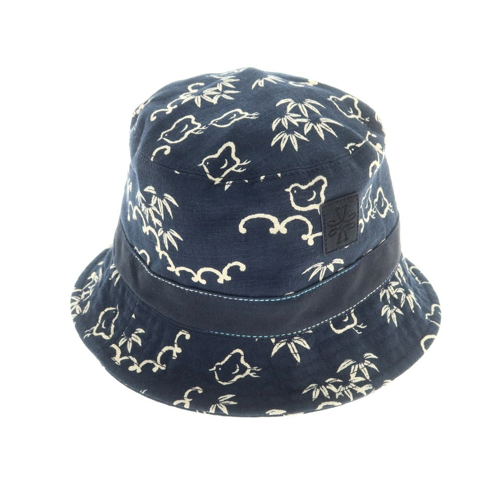 【新品】ヤコブコーエン JACOB COHEN コットン バケットハット ネイビー【 M 】【 状態ランクN 】【 メンズ 】
