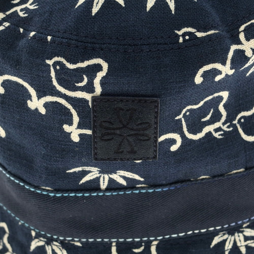 【新品】ヤコブコーエン JACOB COHEN コットン バケットハット ネイビー【 M 】【 状態ランクN 】【 メンズ 】