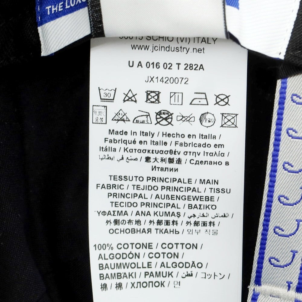 【新品】ヤコブコーエン JACOB COHEN コットン バケットハット ネイビー【 M 】【 状態ランクN 】【 メンズ 】