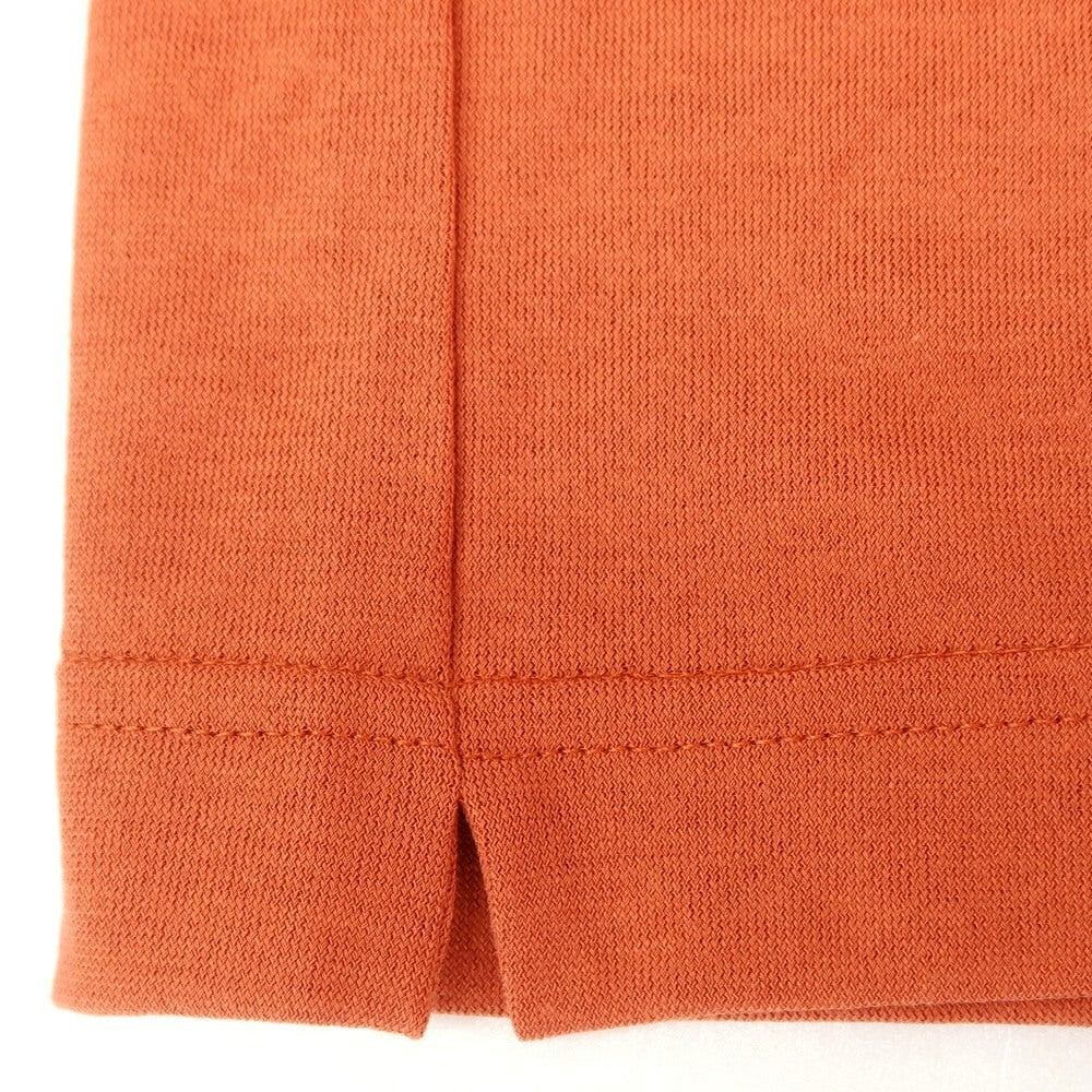 【新品】ザノーネ ZANONE アイスコットン クルーネック ポケット 長袖Tシャツ テラコッタ【 46 】【 状態ランクN 】【 メンズ 】