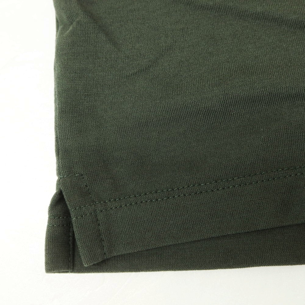 【新品アウトレット】ザノーネ ZANONE アイスコットン クルーネック 半袖Tシャツ ダークオリーブxダークネイビー【 46 】【 状態ランクN- 】【 メンズ 】