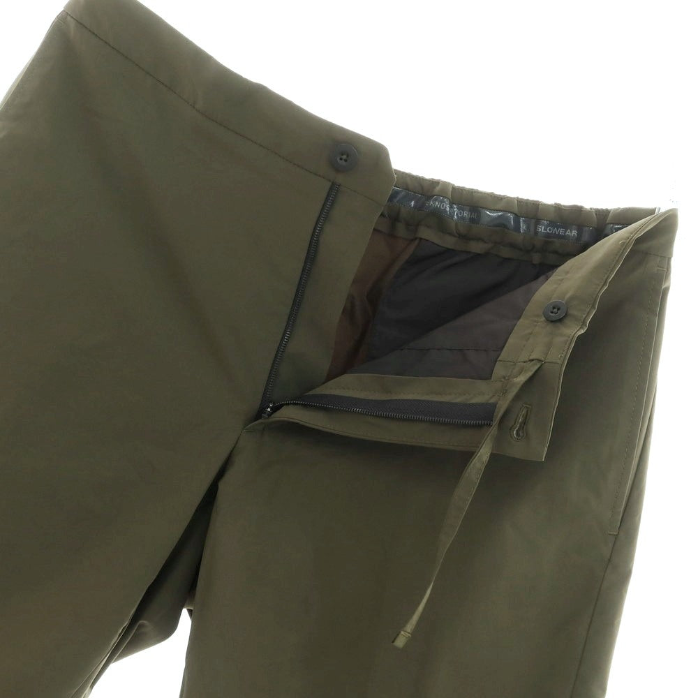 【新品】インコテックス INCOTEX ポリエステル ショートパンツ オリーブ【 52 】【 状態ランクN 】【 メンズ 】